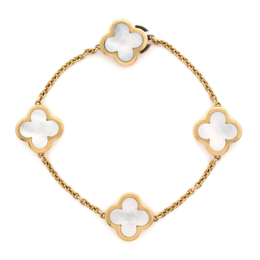 Van Cleef & Arpels Pure Alhambra 4 Motifs Bracelet